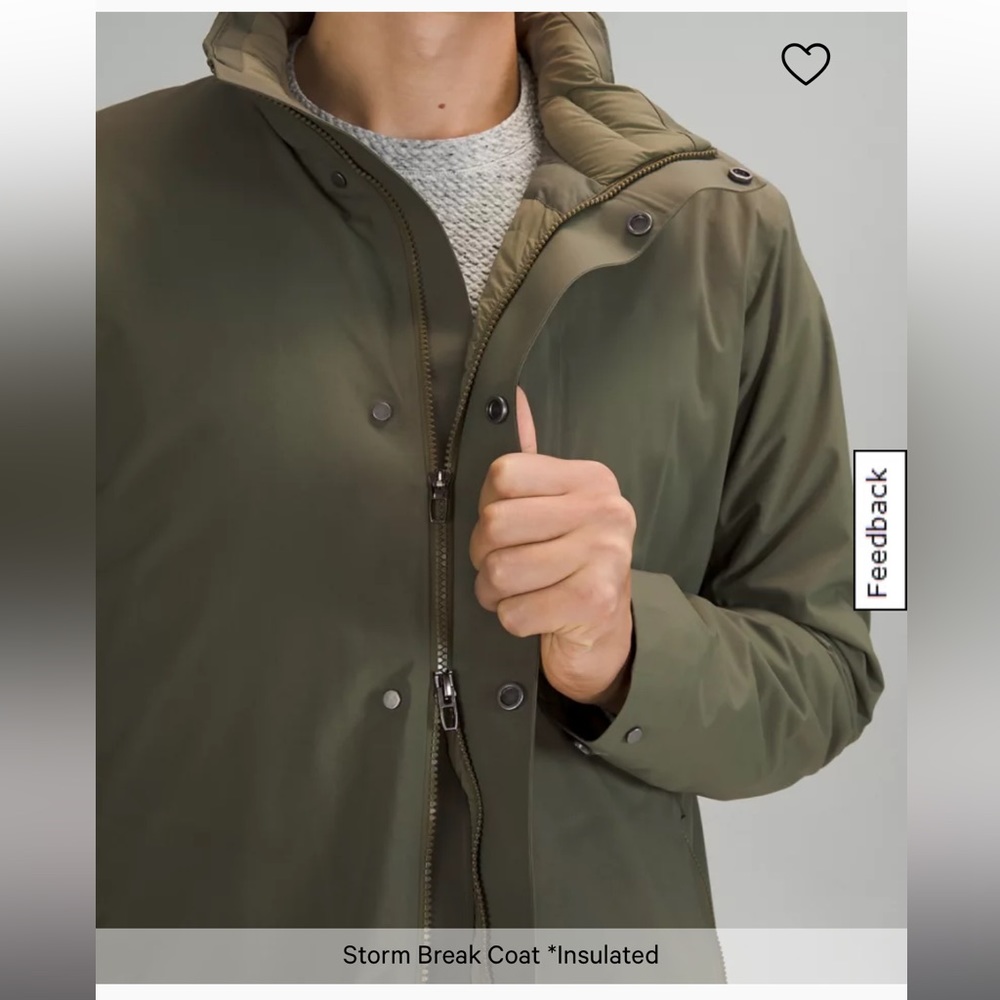 Lululemon Storm break Coat Insulated in black - Picture 5 of 15
